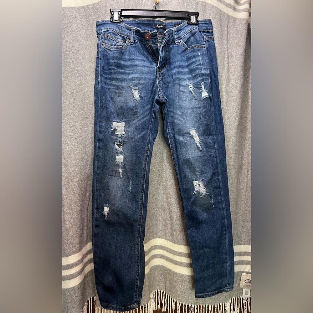Stylish vintage bootcut jeans